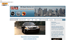 Desktop Screenshot of dkairportservice.com